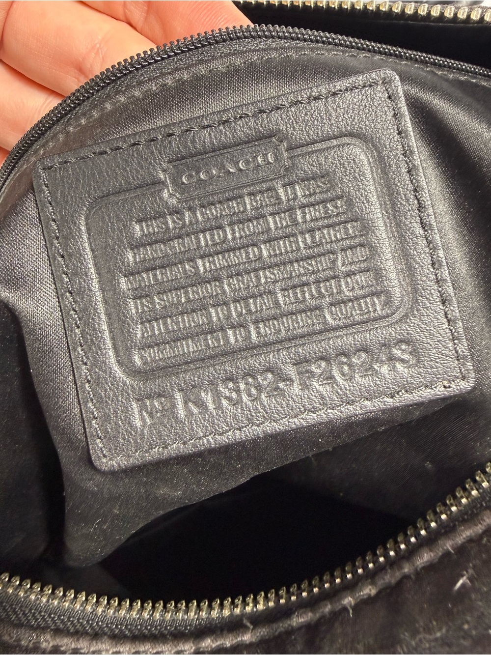 Coach Campbell Signature Jacquard Satchel Shoulder Bag Black Silver - Picture 4 of 11